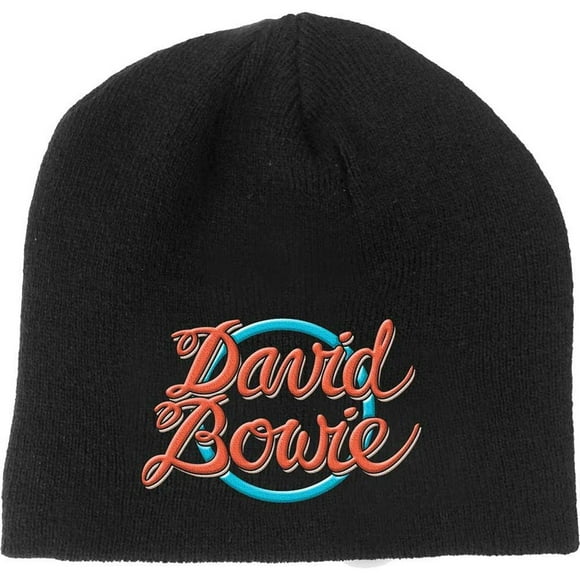 David Bowie Adult 1978 World Tour Logo Beanie