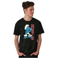 thumbnail image 4 of Hefty Smurf Hustle All Day Workout Men's Graphic T Shirt Tees Brisco Brands S, 4 of 4