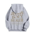 thumbnail image 6 of Christian Hoodies for Women 2025 Long Sleeve Graphic Y2K Jesus Hoodie with Pockets Hooded Sweatshirt Pullover Tops, 6 of 8