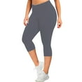 thumbnail image 2 of felwors 32 Degrees Women Cropped Tight Legging (US, Alpha, Medium, Regular, Regular, Green) Black, 1XL, 2 of 7