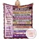 thumbnail image 1 of LHSHID 60 Birthday Gifts for Women with Gifts Box Gifts for 60 Year Old Woman 60th Birthday Gift Ideas Women Turning 60 Birthday Decorations Throw Blanket 60"x80", 1 of 7