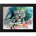 thumbnail image 2 of Kovacs, Anna Brigite 14x12 Black Modern Framed Museum Art Print Titled - Snow Leopard, 2 of 5