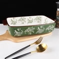 thumbnail image 4 of European Style Double Ear Ceramic Plate Tableware Household Tray Baking Baking Tray Bowl Home Large Soup Plate, 4 of 5