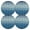 Blue, variant on Ryvnso Blue Artistic Pattern Round Plate Mats Dining Table Placemat Set of 4 for Holiday Decoration