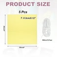 thumbnail image 2 of 5pcs Beeswax Candle Making Kit, 8"x8" Yellow Beeswax Sheet with 1pcs Wick, 2 of 7