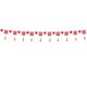thumbnail image 1 of Romantic Wedding Decor Banner 1Pc Nonwovens Hanging Ornament For Engagements And Garden Parties, 1 of 3