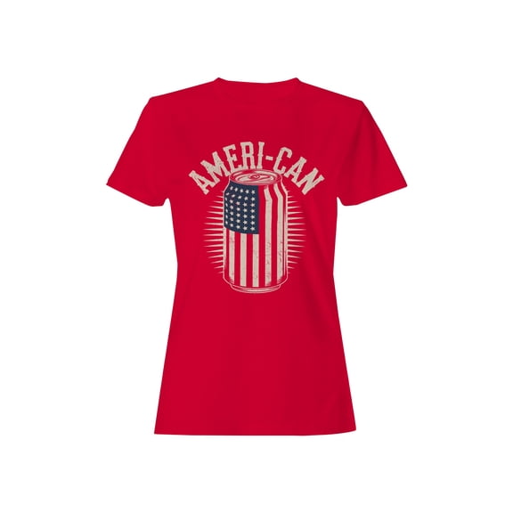 Patriotic Soda Can Women's T-shirt
