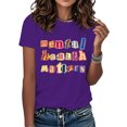 thumbnail image 2 of Ankishi Funny Womens Shirts Mental Health Matters Loose Fit Casual T Shirts Summer Basic Tops Daily Wear, 2 of 8