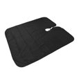 thumbnail image 4 of Tablier de Coiffure, Cape de Barbier Réglable Imperméable Robe de Cape de Styliste avec Boutons-Pression pour Coiffeur pour Salon de Coiffure Noir, Blanc, 4 of 8