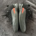 thumbnail image 5 of Ni-k-e Air Jordan Retro 12 Low Orange Max Shoes Black Suede Sz 10, 5 of 5