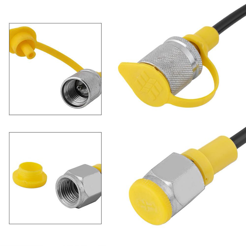 Tebru 1 PCS Hydraulic Pressure Test Hose 2.0m/6FT (M16*21/4BSP)Testing Coupling Point