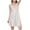 Khaki, variant on FRSASU Plus size Pajamas Women's Beautiful Back Summer Thin Color Satin Pajamas V-Neck Lace Lace Women's Slip Nightdress Khaki 6(M)