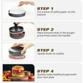 200 Patty Papers Aluminum Patty Maker Meat Beef Cheese Veggie Burger ...