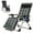 Dark grey, variant on FICISOG Zero Gravity Chair, Lounge Chair with Removable Cushion & Tray for Indoor and Outdoor, Ergonomic Patio Recliner, Folding Reclining Chair for Adults, Portable Recliner, Black