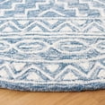 thumbnail image 3 of SAFAVIEH Metro Edden Medallion Area Rug, Blue/Ivory, 6' x 6' Round, 3 of 8