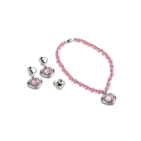American Princess Jewelry Set - Girls Pink Princess Jewelry Set