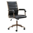 thumbnail image 2 of Chaise de Bureau Vintage Noire, 2 of 8