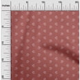 thumbnail image 2 of oneOone Tissu Cambric Coton Bordeaux Rétro Minimal Fer Matériel de Robe Tissu Imprimé Tissu au Mètre 42 Pouces de Large, 2 of 5