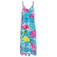 thumbnail image 4 of Flamingo Pattern Sleeveless Dress Woman Fashion Long Dresses Women's Summer Suit Dress Summer 2025 Women, 4 of 7