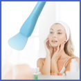 thumbnail image 6 of Vocoste  Face Mask Applicator Brushes Soft Silicone Blue 2 Pcs, 6 of 7