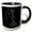 Black/White, variant on , May the Horse Be with You - a Horse Head on Black Cool Charming Gift, 11oz Two-tone Black Mug