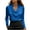 Blue, variant on Women's Tops Dressy 2026 Ice Silk Cowl Neck Blouse Long Sleeve Shirts Satin Business Work Tops Summer Spring Outfits