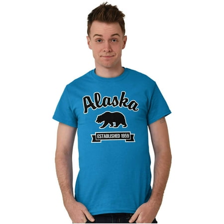 Historical & Period Short Sleeve T-Shirt Tees Tshirts Alaska Airport Souvenir Tourist Gift Established 1959 AK