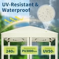 thumbnail image 6 of Pop-Up Screen Tent with Adjustable Height 4/6 Sided Removable Mosquito Net | Portable Outdoor Shelter for Camping, Backyard, Beach | Wheeled Carry Bag Included, 6 of 8