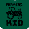 thumbnail image 4 of Inktastic Farming Kid- tractor distressed look Boys or Girls Baby Bib, 4 of 4