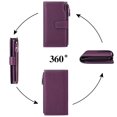 thumbnail image 3 of Women Leather Wallets RFID Blocking Clutch Card Holder Ladies Purse with Zipper Pocket, 3 of 5