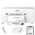 thumbnail image 1 of Impresora térmica de etiquetas de envío Nelko con Bluetooth, 4x6, compatible con Android, iPhone y Windows, ampliamente utilizada en Amazon, eBay y Shopify (blanca), 1 of 5