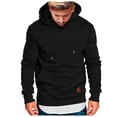 thumbnail image 2 of Essentials Hoodies for Men 2025 Long Sleeve Pullover Hooded Sweatshirt with Pockets Plain Hoody Mens Hoodies, 2 of 6
