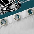 thumbnail image 4 of jejeloiu Gray Rugby Helmet Black Out Curtains,Football Sport City Curtains Pack of 2 (42x63 Each) For Teens, 4 of 6