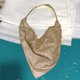 thumbnail image 3 of Bolso de mano con lentejuelas suaves y asa para mujer, bolso de mano brillante para fiesta de noche, boda, bolso de diseñador, bolso de hombro para mujer, 3 of 5
