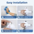 thumbnail image 7 of Upgraded Suction Grab Bars for Shower, 440lb Bathroom Safety Grab Bars for Bathtubs and Showers Heavy Duty, No Drilling Strong Suction Shower Handle for Seniors Elderly Disabled,Pregnant, 7 of 7