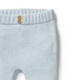 thumbnail image 3 of Wilson+Frenchy Knitted Legging - Bluebell (0-3 Months), 3 of 4