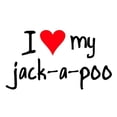 thumbnail image 3 of CafePress - I LOVE MY Jack A Poo Mug - 11 oz Ceramic Mug - Novelty Coffee Tea Cup, 3 of 6