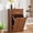 Brown, variant on YOCWO Tilt Out Trash Cabinet, 10 Gallon Farmhouse Laundry Hamper Cabinet with 1 Drawers, Hidden Wooden Trash Can Cabinets with Storage Basket for Kitchen, Walnut