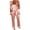 Rose Gold, variant on Womens Plus Size 2 Piece Outfit Sets Satin Blazer and Trousers Set Sophisticated Matching Suit for Office