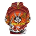 thumbnail image 5 of Looney Tunes Cartoons Hoodie 3D Print Pullover Hooded Long Sleeve Sweatshirts Tops Blouse with Pocket for Mens Womens, 5 of 7