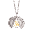 thumbnail image 1 of Pendentif Collier Tournesol Peinture à la Main Jaune Soleil, 1 of 3
