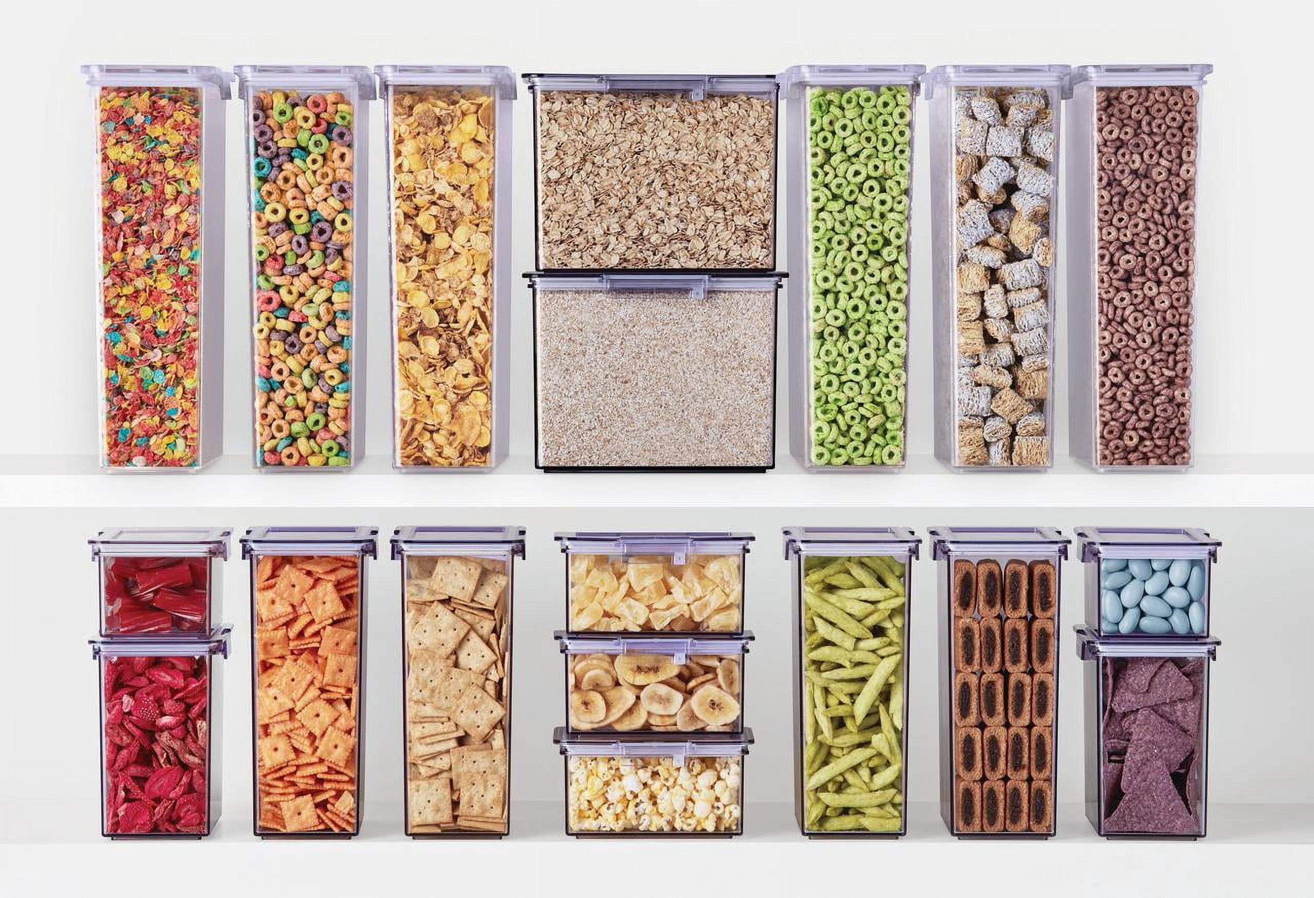The Home Edit Large Food Storage Canister 9"x6"x4", Multi-Purpose Kitchen Storage and Organization Solution