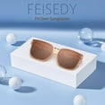 thumbnail image 7 of FEISEDY Sunglasses Fit Over Glasses Oversized Polarized Shiny for Women Sunglasses UV400 B0269, 7 of 7