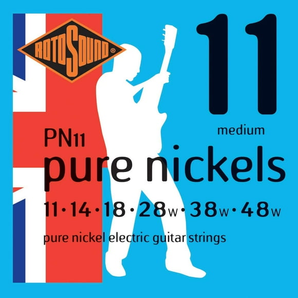 Rotosound PN11 Pure Nickel Electric Guitar Strings (11-48)