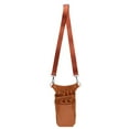thumbnail image 1 of Riñonera de PU para tijeras, bolsa de peluquería, bolsa para herramientas de peluquería, bolsa para tijeras Marrón claro, 1 of 8