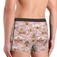 thumbnail image 4 of JUNZAN Gingerbread Houses Pink Wonderland Mens Underwear Boxer Briefs for Men’s-Small, 4 of 7