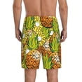 thumbnail image 2 of Balery Tropical Summer Fruit Men's Cotton Knit Pajama Shorts Waistband & Pockets,Short Pajama Pants-3X-Large, 2 of 8