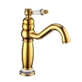 thumbnail image 4 of Hytrove Kitchen Taps Mixer High Pressure Resistant Golden Brass Faucet 1Pcs 9.8X5.1X2.6In, 4 of 8