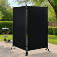 thumbnail image 7 of Proman Products FS17188 Galaxy II Indoor/Outdoor Room Divider (2-Panels, 36" w / panel), Water Repellent Fabric, Metal Frame, 74.25" W x 12" D x 71" H, Gray, 7 of 7