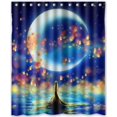 thumbnail image 1 of Cortina de ducha ABPHQTO Diosa de la Luna Impermeable 150x180 cm, 1 of 2
